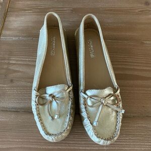 Sperry Gold Driver Loafers